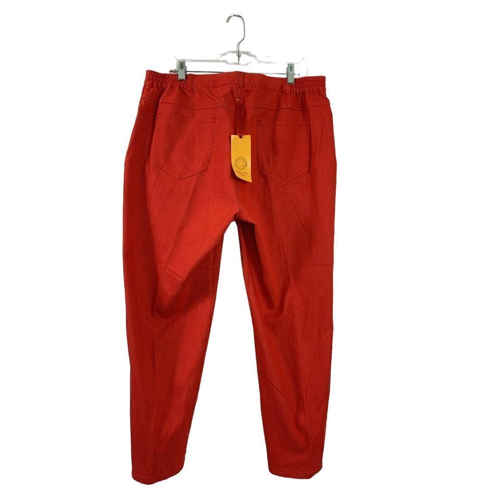Ruby Rd. Women's Cruise Control Red Pants - Picture 2 of 6
